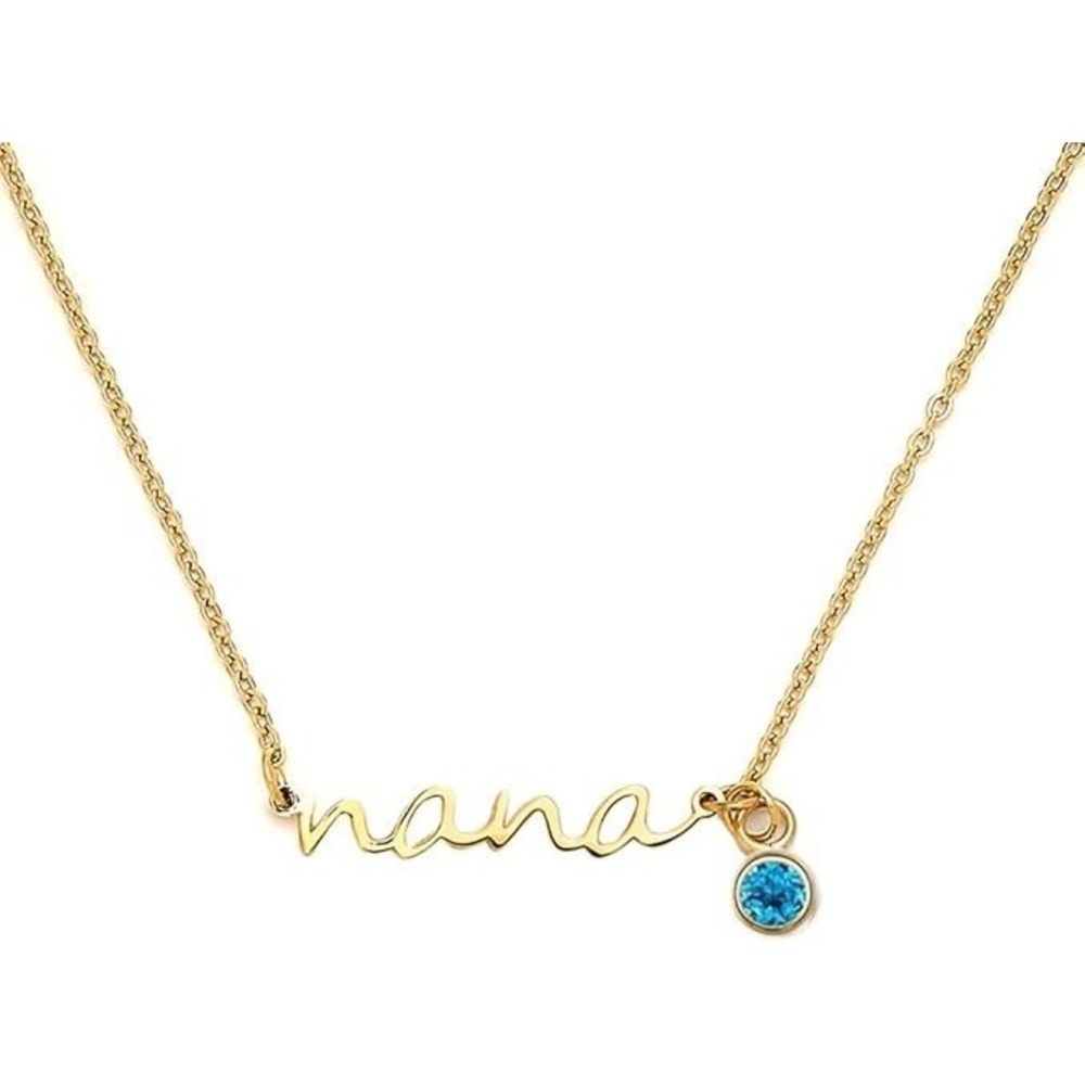 Grandma Necklace 18K Gold Necklace for Women, Birthday Gift